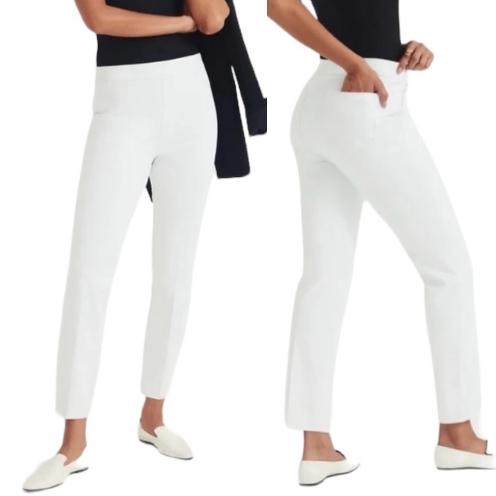 SPANX White Straight Leg Pants